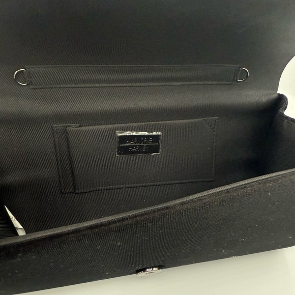 Velvet Clutch with Jeweled Handle by Marjorie Harvey NWOT - Picture 3 of 5